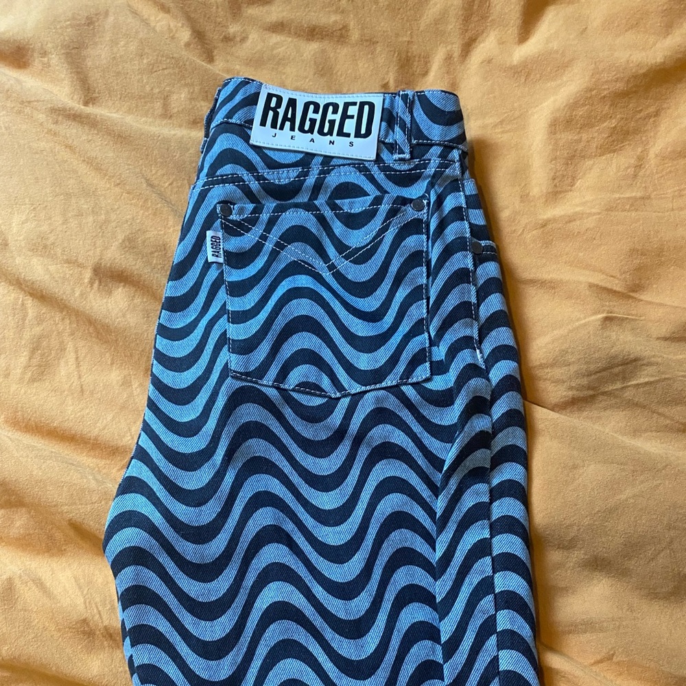 Ragged priest wave jeans